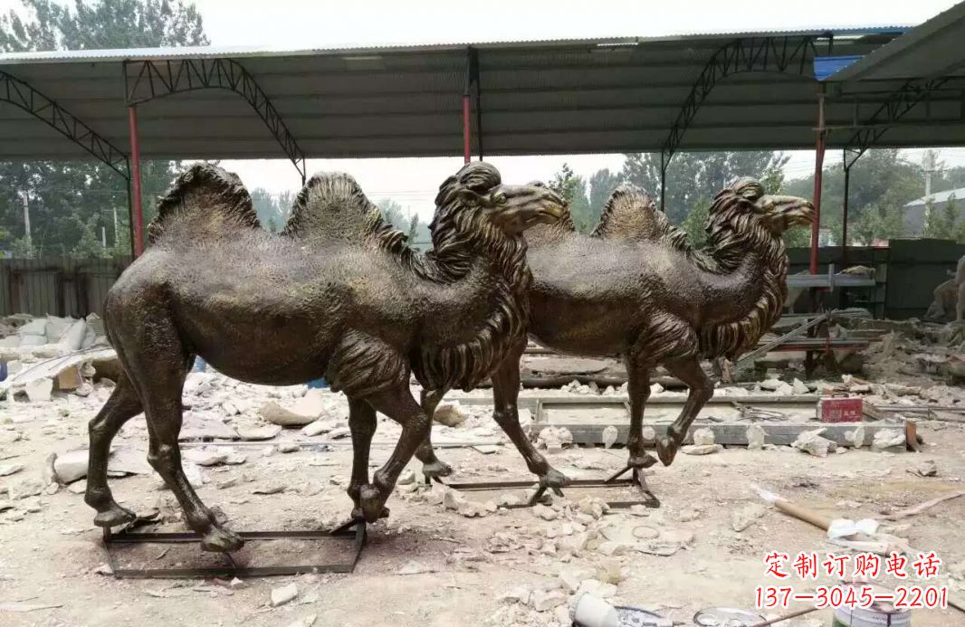 贵州欣赏大自然的艺术之作——骆驼铜雕