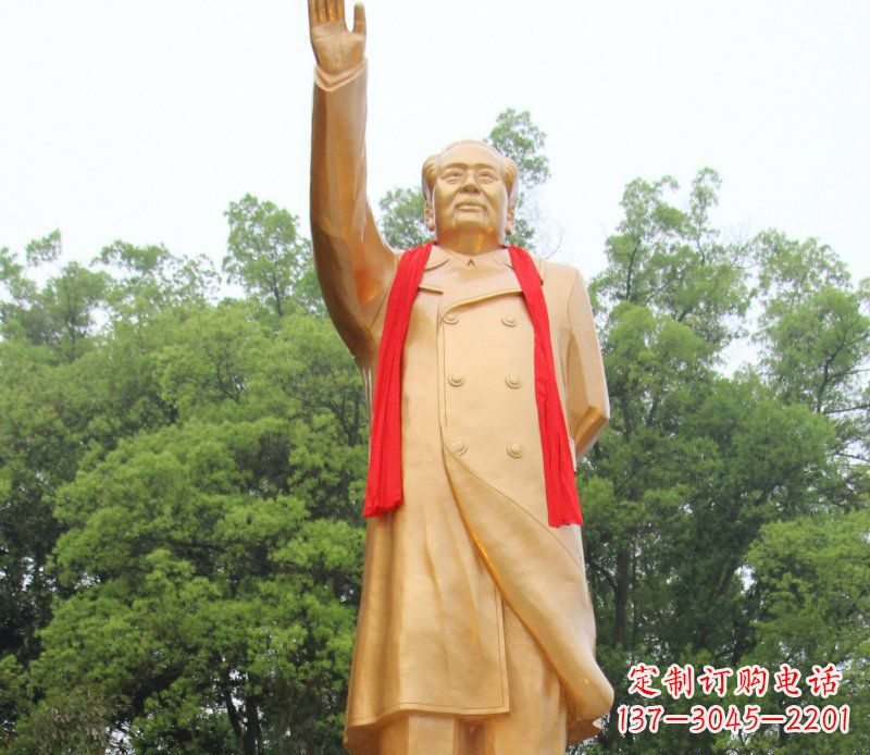 贵州伟人毛主席铜雕,展现中国历史精神