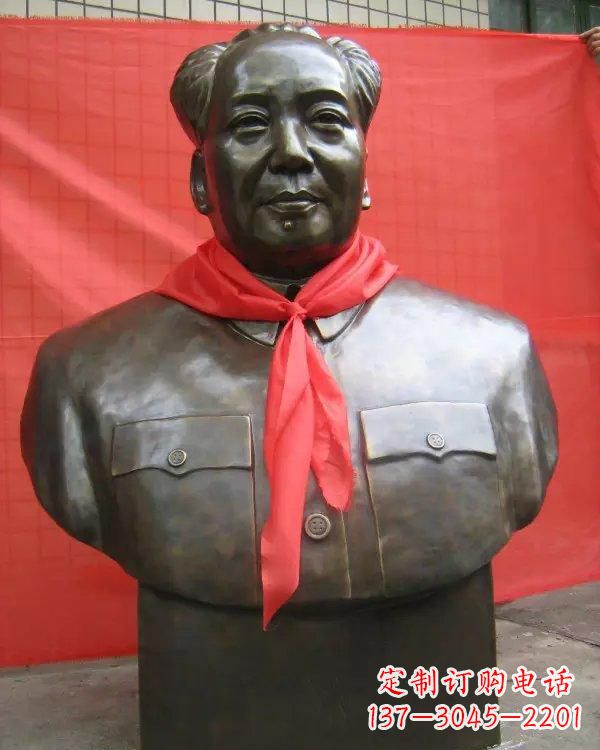 贵州毛主席铜雕像,见证历史的瞬间