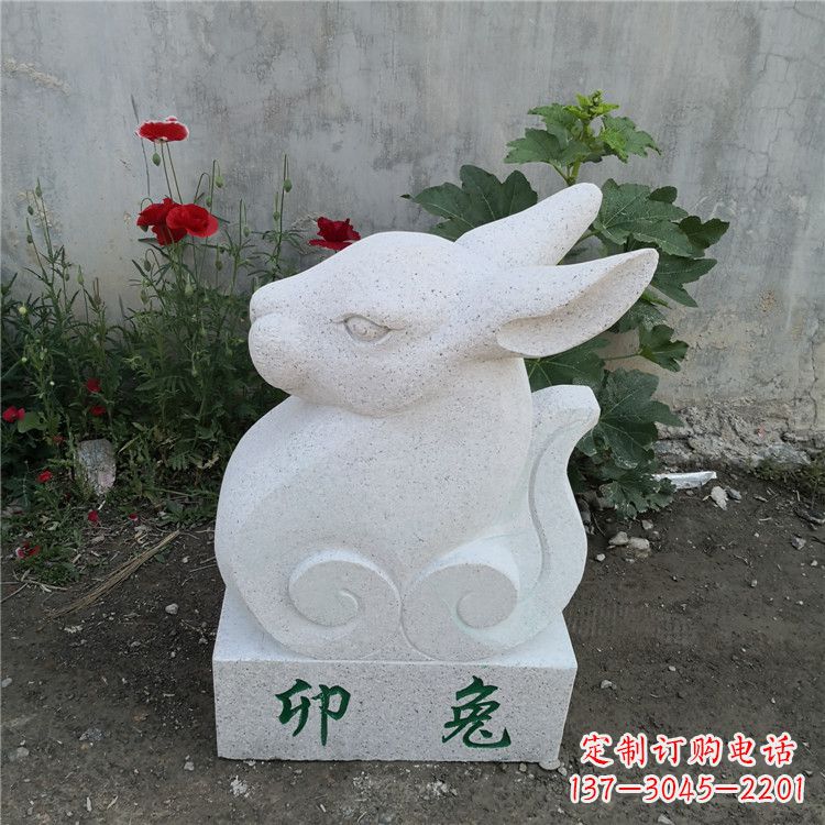 贵州时尚汉白玉动物雕塑