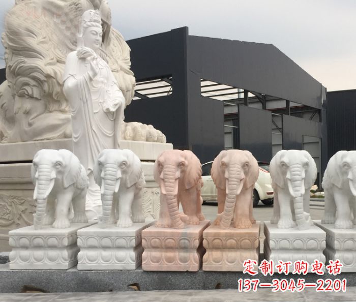 贵州门口大象石雕 (2)