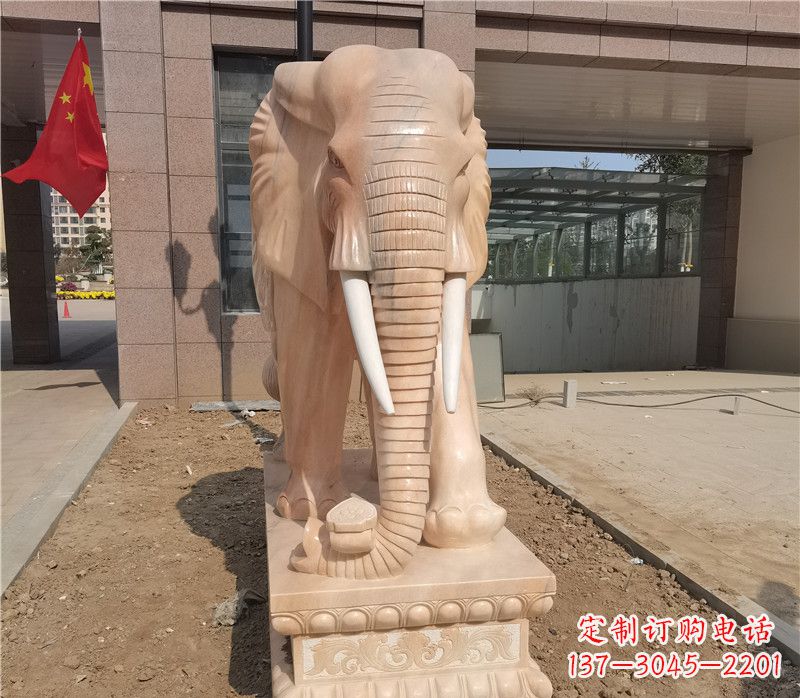 贵州门口大象石雕