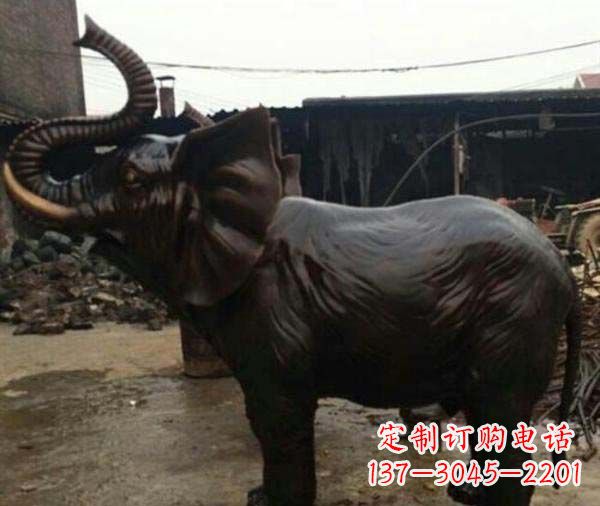 贵州门口大象铜雕