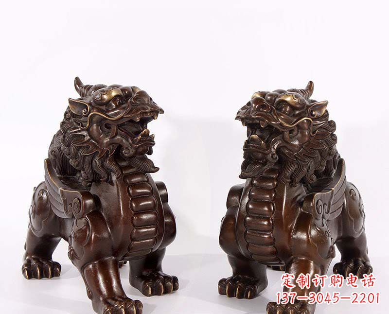 贵州弘扬中国传统文化,神兽貔貅铜雕