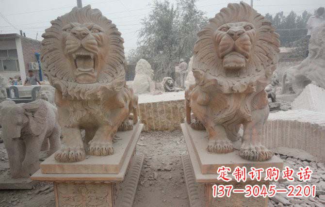 贵州中领雕塑狮子雕塑给您带来动人心弦