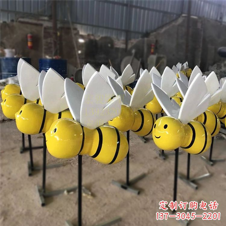 贵州动感蜜蜂雕塑,营造精致的都市公园