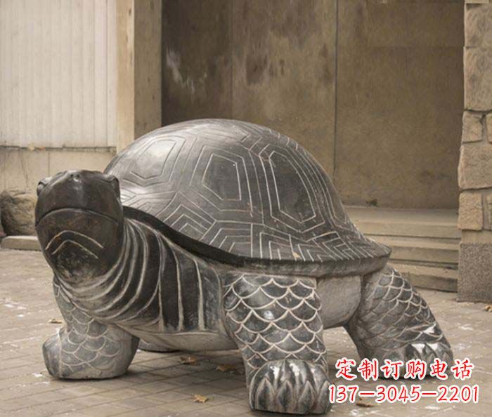 贵州母子乌龟公园动物石雕