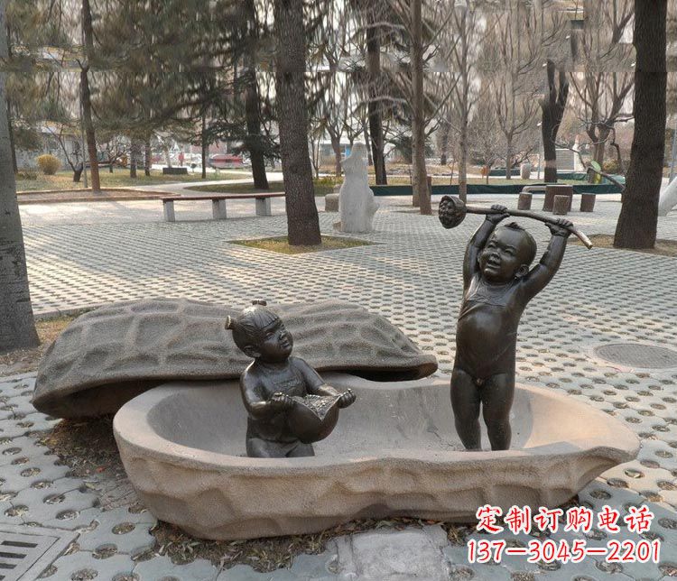 贵州中领雕塑:拿莲蓬和石榴,让铜雕流传爱的美好