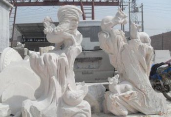 贵州中领雕塑，打造古典唯美的汉白玉公鸡雕塑