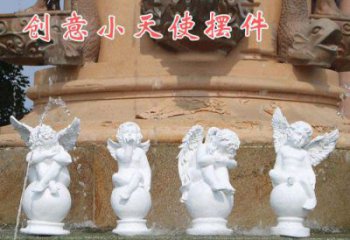 贵州中领雕塑：汉白玉小天使雕塑
