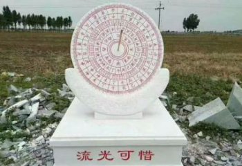 贵州汉白玉校园日晷雕塑，给你一份温暖的回忆