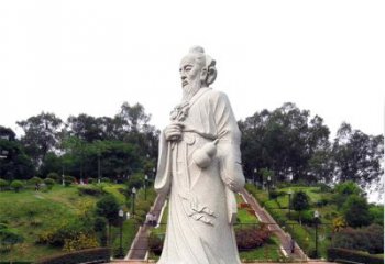 贵州张仲景石雕雕塑，精工细作，传承古代文化