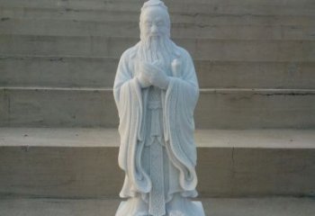 贵州汉白玉孔子石雕，雕刻传承千百年文明