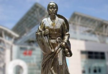 贵州华佗仿铜雕塑，雕刻技艺精湛