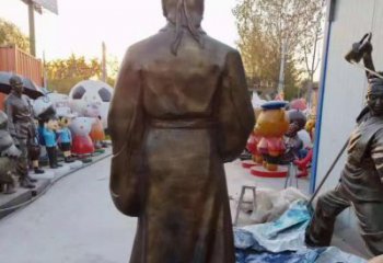 贵州精美雕塑永流传——华佗名医铜雕（定制）