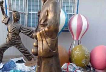 贵州传承中医华佗的传奇—华佗名医铜雕