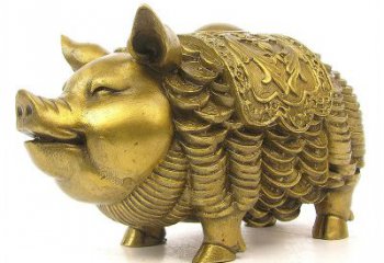 贵州欢迎招财猪，用黄铜打造新年祝福