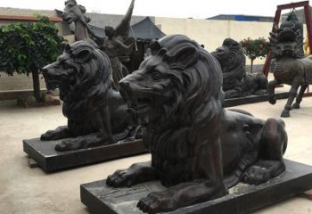 贵州汇丰手工铸铜狮子雕塑