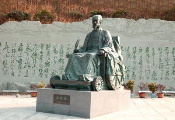 贵州享誉世界的诸葛亮铜雕景观雕塑