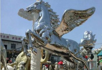 贵州中领雕塑定制的飞马雕塑