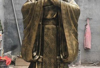 贵州中领雕塑：专业定制卡通孔子雕塑