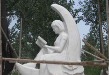 贵州中领雕塑高品质小女孩汉白玉石雕