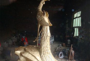 贵州精美制作的孔雀雕塑