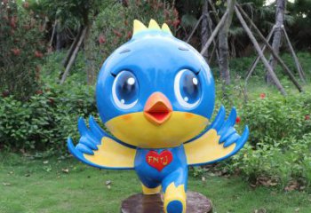 贵州蓝色梦幻，玻璃钢鸽子雕塑