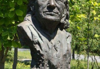 贵州李斯特铜雕头像-匈牙利钢琴之王，世界著名作曲家公园雕塑