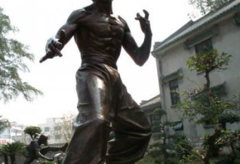 贵州专业定制李小龙铜雕