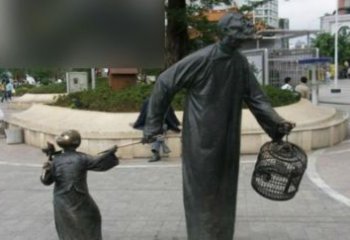 贵州中领雕塑：铸造艺术，传承美好，给你精致精美的儿童铜雕