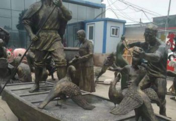 贵州海洋灵魂——鸬鹚雕塑