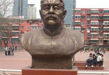 贵州中领雕塑为您打造高端优质的鲁迅胸像铜雕