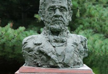 贵州路易斯·巴斯德铜雕头像雕塑，纪念医学院著名人物