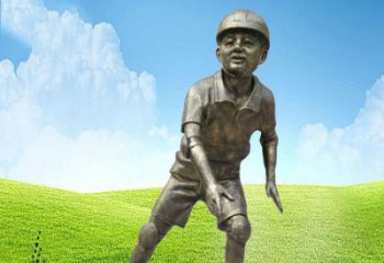 贵州领雕塑：儿童公园里的铜雕精灵