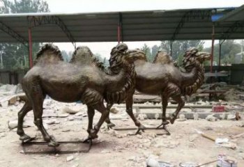 贵州欣赏大自然的艺术之作——骆驼铜雕