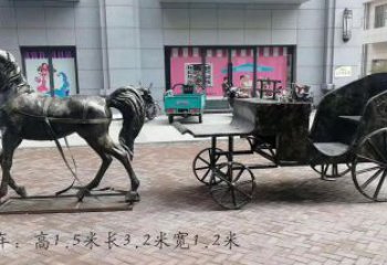 贵州古典马车雕塑，精致传承礼仪之魂