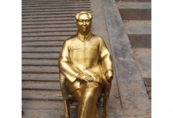 贵州毛泽东伟人铜雕纪念像