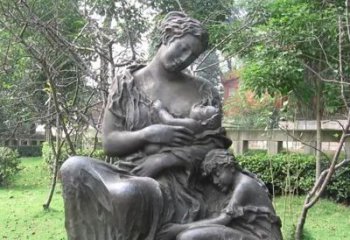 贵州铸造母爱——母亲铜雕塑