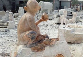 贵州精美猴子石雕，带来浓浓的节日气息