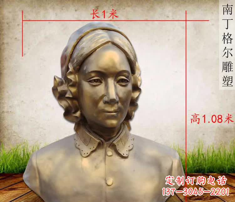 贵州精雕细琢,南丁格尔胸像铜雕塑