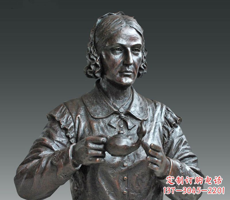 贵州南丁格尔铜雕,尊贵雕塑定制