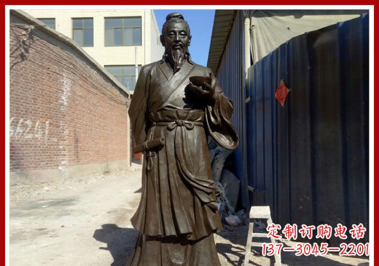 贵州中领雕塑的精品杜康铜雕将传统文化与现代工…