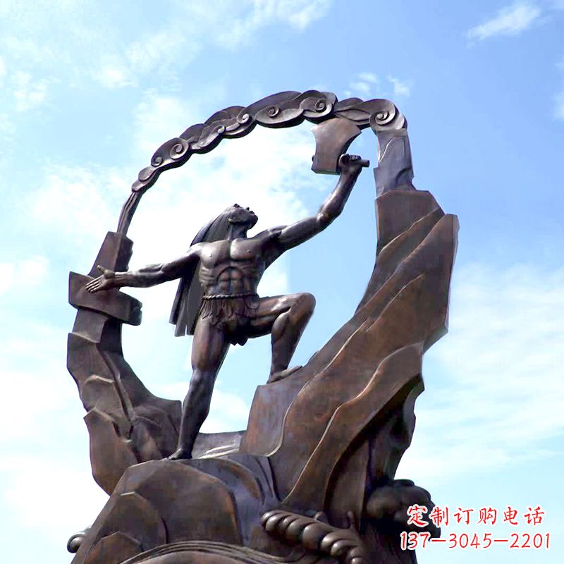 贵州传承神话,展现气势—盘古大型景观雕塑