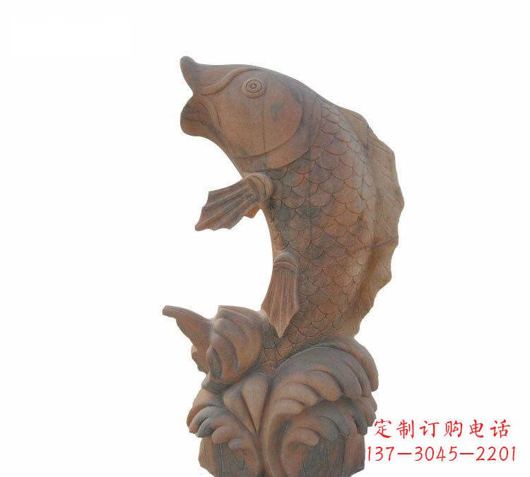 贵州鲤鱼石雕,精细雕刻让你赞叹不已