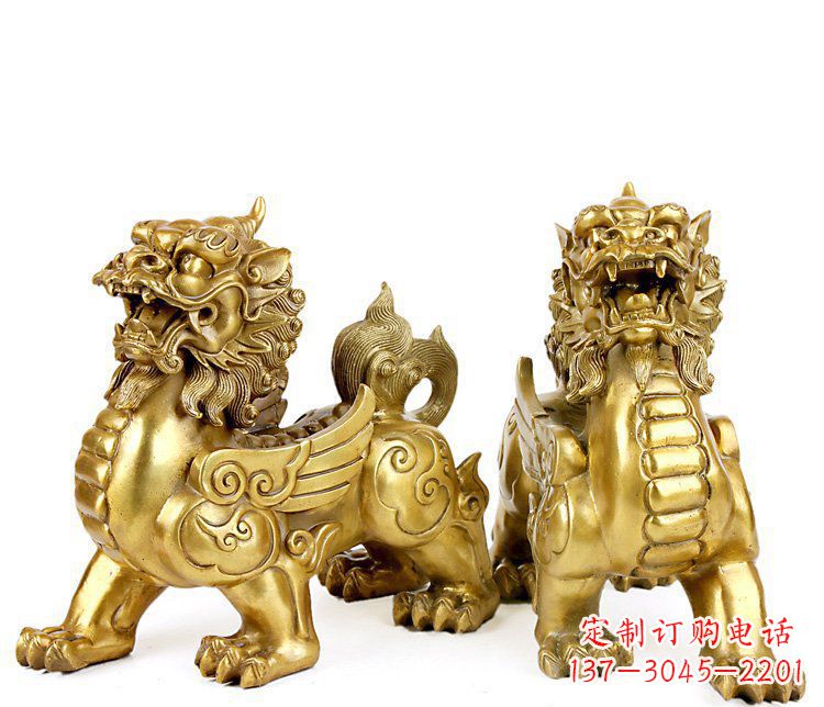 贵州精美貔貅铜雕,精致雕塑,来自中领雕塑
