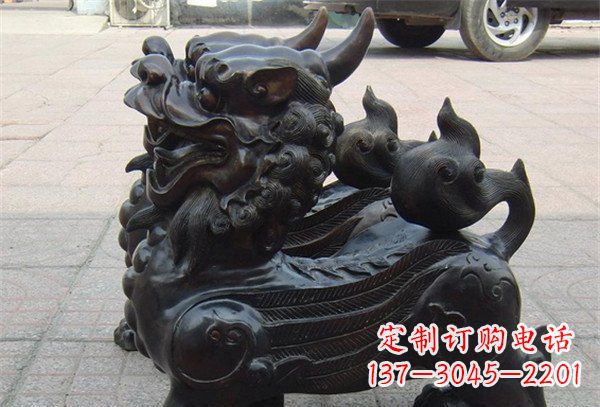 贵州象征保护,美轮美奂的貔貅辟邪神兽铜雕