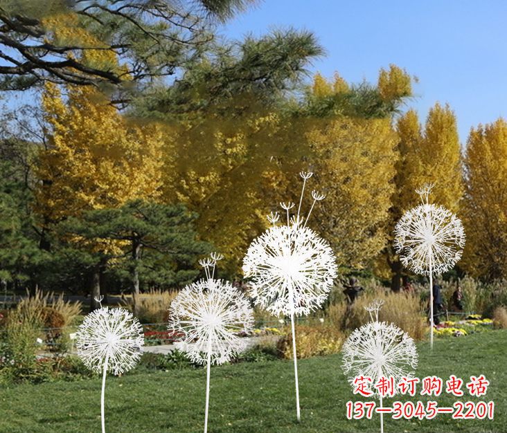 贵州蒲公英景观不锈钢雕塑