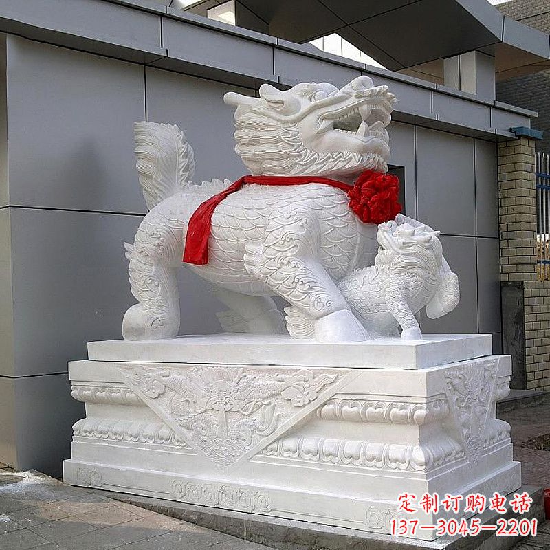 贵州超精美的中国麒麟石雕