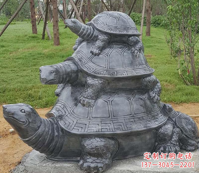 贵州精美耐看的海龟母子雕塑